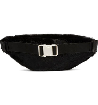 Nike x Olivia Kim Heritage Faux Fur Waist Bag Black