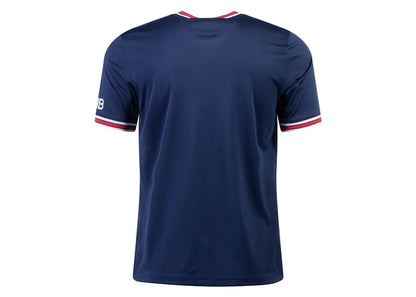 Nike x Paris Saint-Germain 2021/22 Stadium Soccer Home Jersey Blue