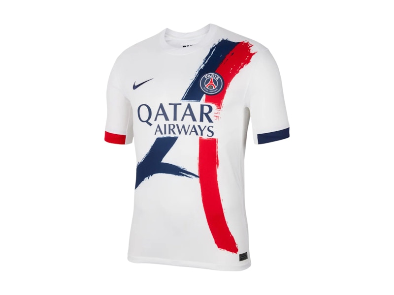 Nike x Paris Saint Germain Stadium Away 2024/25 Jersey White/Midnight Navy/University Red/Midnight Navy