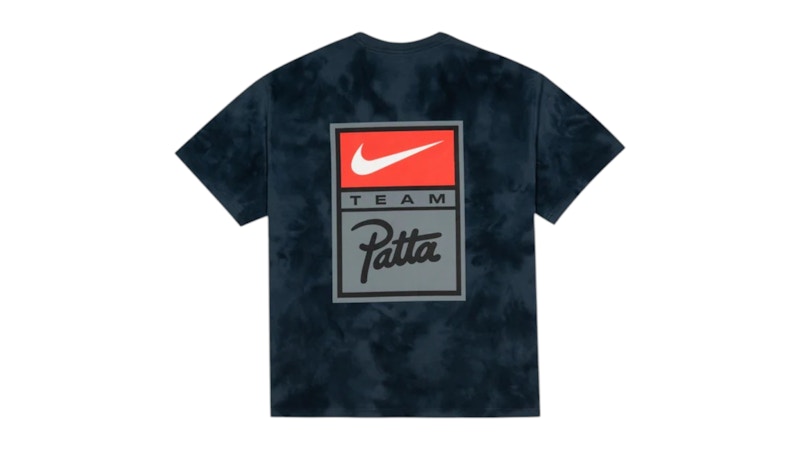 Nike x Patta NRG GX Washed T-shirt (Asia Sizing) Squadron Blue/Deep Ocean/Dark Obsidian