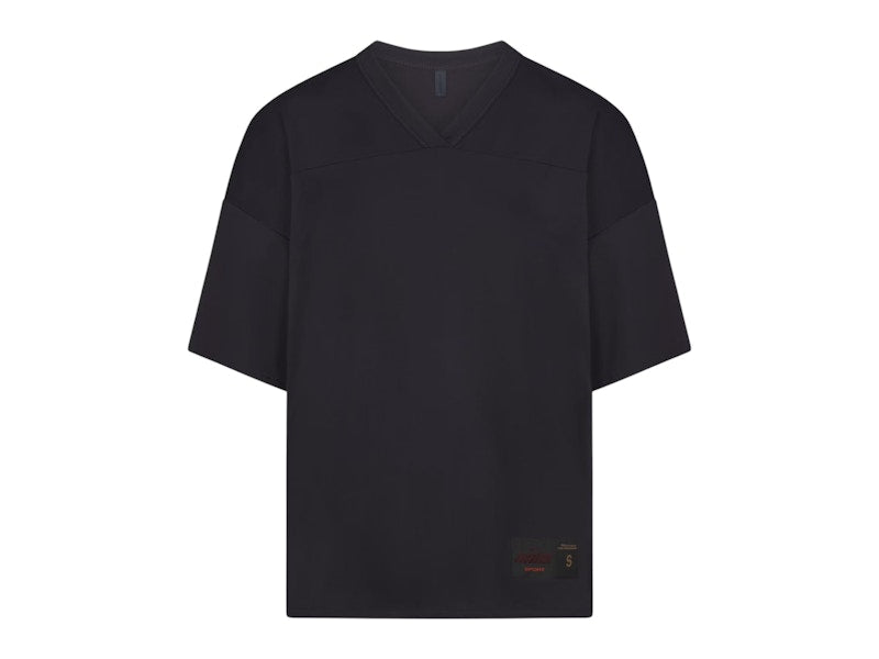 Nike x SKIMS Women's Airy V-Neck Oversized Top Obsidian