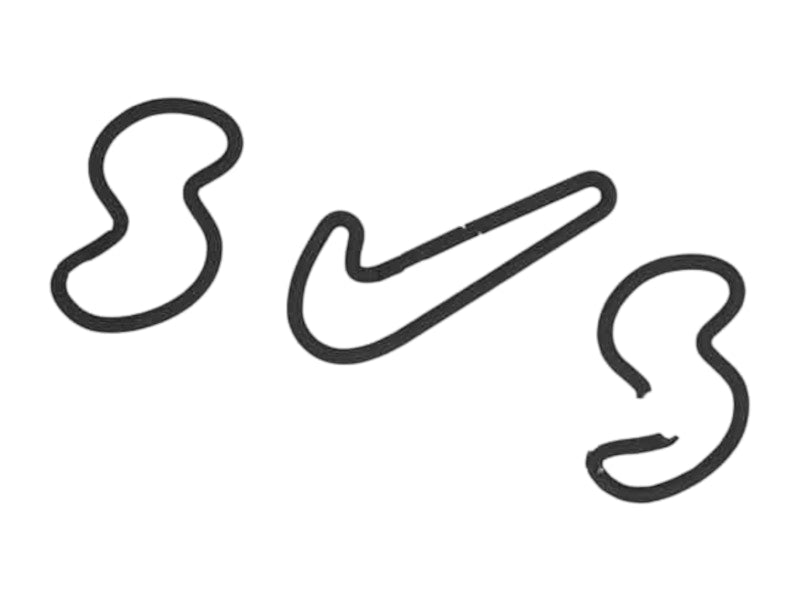 Nike x SKIMS Swoosh And S Carabiner Set Obsidian