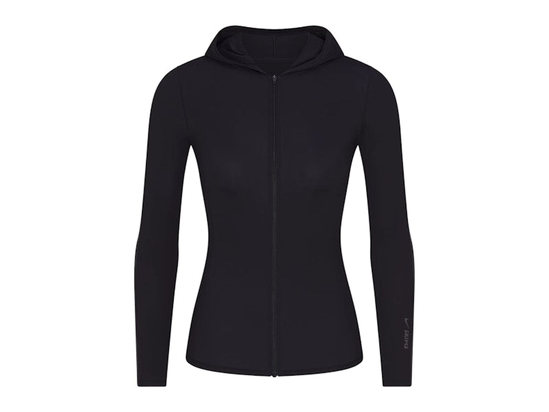 Nike x SKIMS Women's Weightless Layers Zip Up Hoodie Obsidian