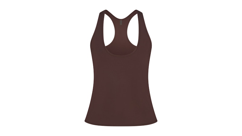 Nike x SKIMS Women's Airy Racer Back Tank Dark Sepia