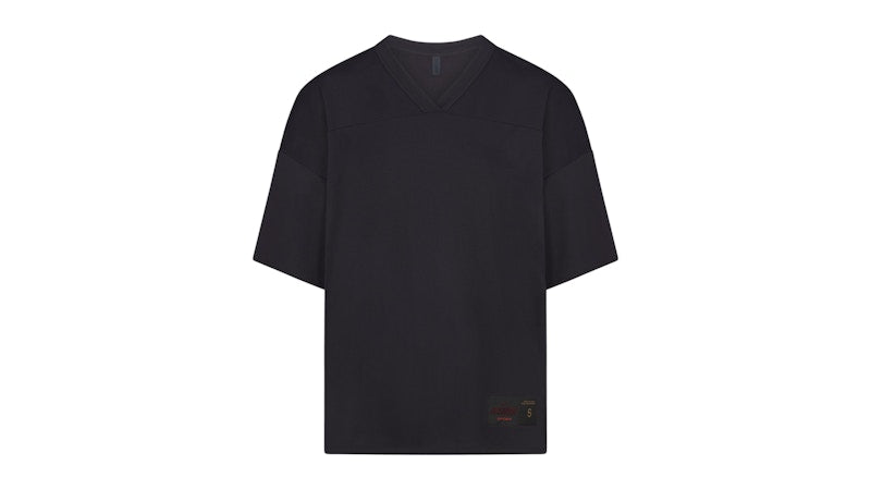 Nike x SKIMS Women's Airy V-Neck Oversized Top Obsidian