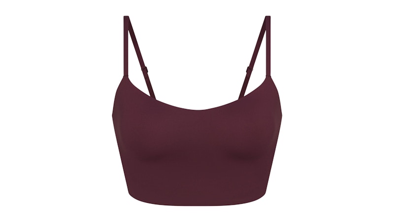 Nike x SKIMS Women's Matte Cami Bra Top Currant