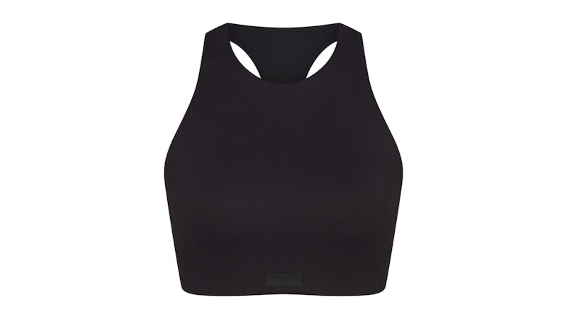 Nike x SKIMS Women's Matte High Neck Bra Obsidian