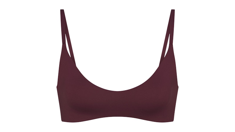 Nike x SKIMS Women's Matte Micro Scoop Bra Currant