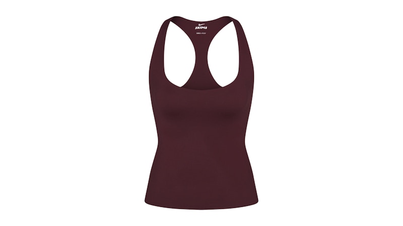 Nike x SKIMS Women's Matte Racer Back Tank Currant