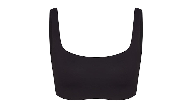Nike x SKIMS Women's Matte Scoop Neck Bra Obsidian