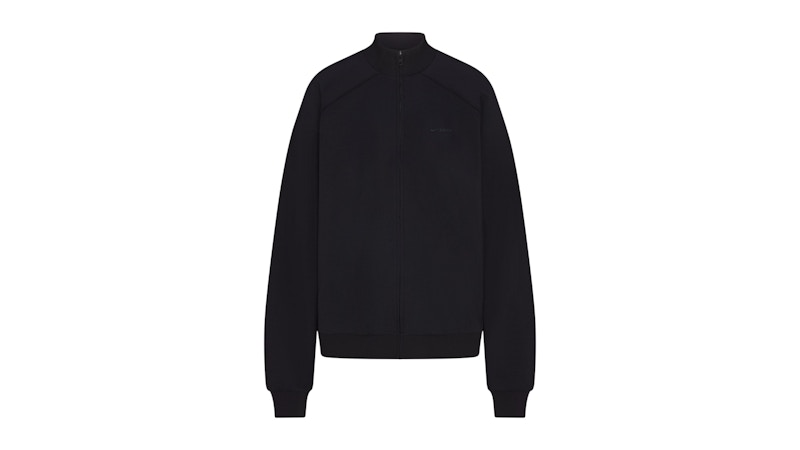 Nike x SKIMS Women's Matte Tricot Oversized Track Jacket Obsidian