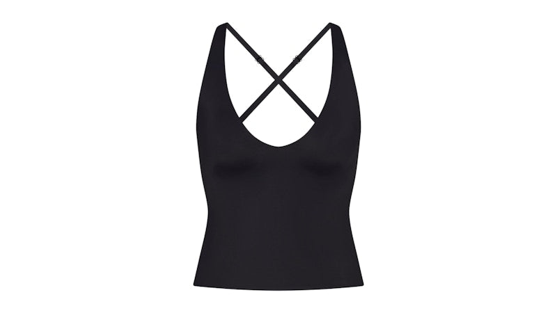Nike x SKIMS Women's Shine V-Neck Tank Obsidian