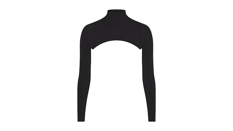 Nike x SKIMS Women's Vintage Seamless Shrug Obsidian