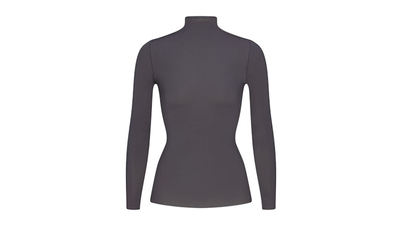 Nike x SKIMS Women's Weightless Layers Mock Neck Long Sleeve Top Lead
