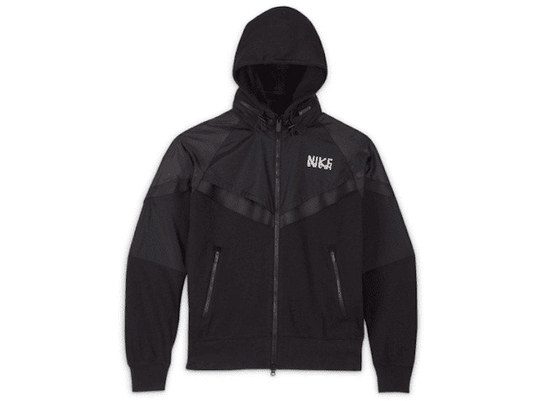 Nike x Sacai Full Zip Hoodie (Asia Sizing) Black