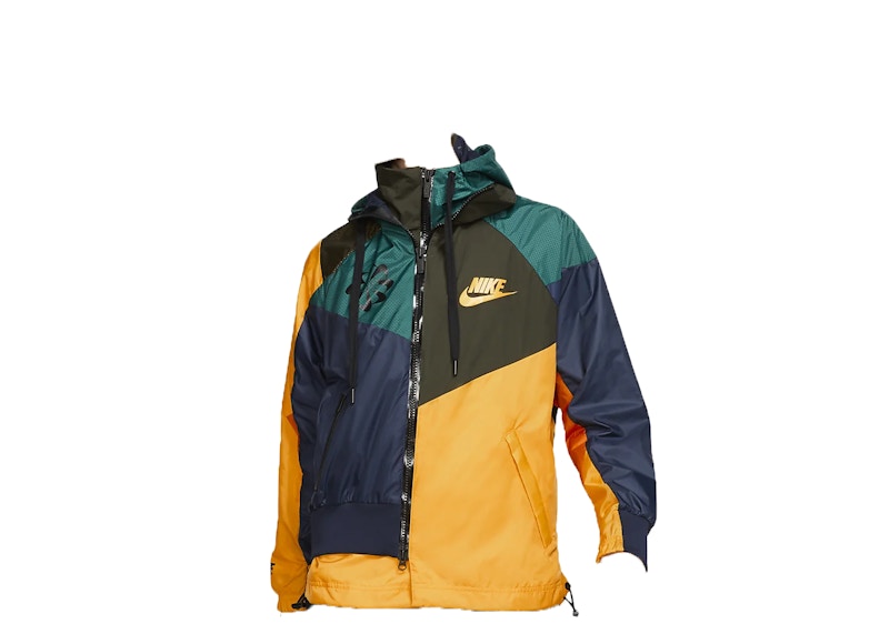 Nike x Sacai Hooded Anorak University Gold/Campfire Orange