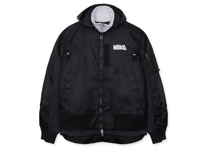 Nike x Sacai Layered Bomber Jacket Black (Womens)