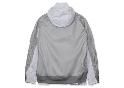 Nike x Sacai Layered Bomber Jacket Grey Fog (Womens)