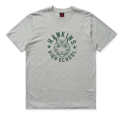Nike x Stranger Things Hawkins High Tee Heather Grey