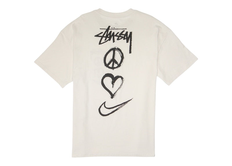 Nike x Stussy Peace, Love, Swoosh T-shirt (Asia Sizing) White