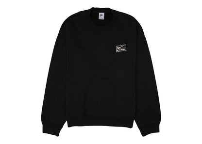 Nike x Stussy Wash Crew Fleece (Asia Sizing) Black