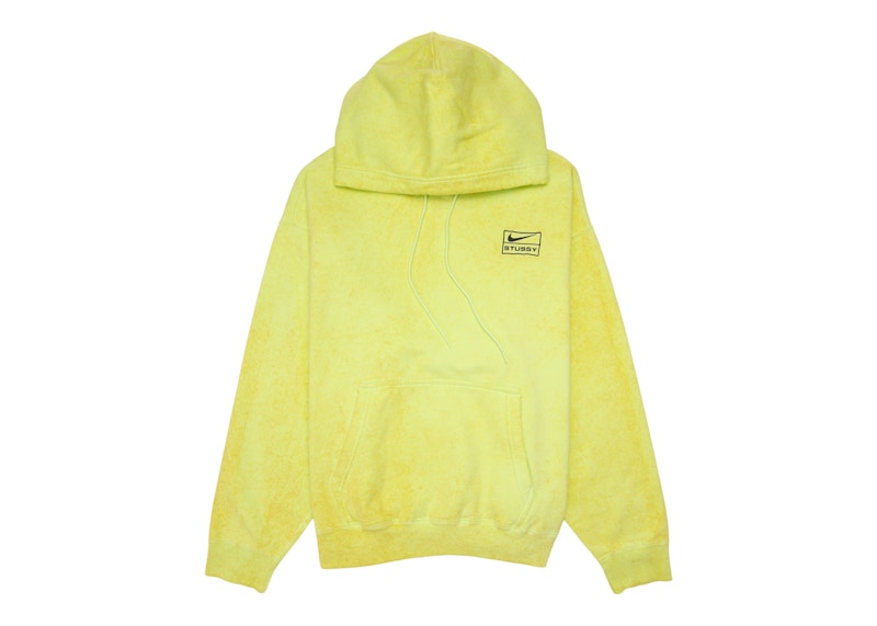 Nike x Stussy Washed Hoodie Volt