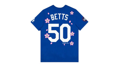 Nike x Takashi Murakami x MLB World Tour Tokyo Series 2025 Betts Dodgers S/S Tee Blue
