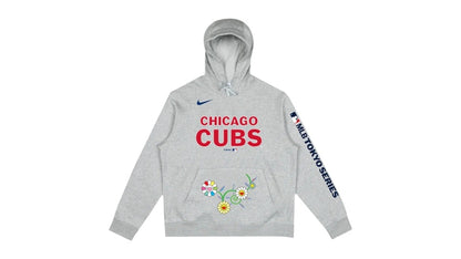 Nike x Takashi Murakami x MLB World Tour Tokyo Series 2025 Cubs Hoodie Grey