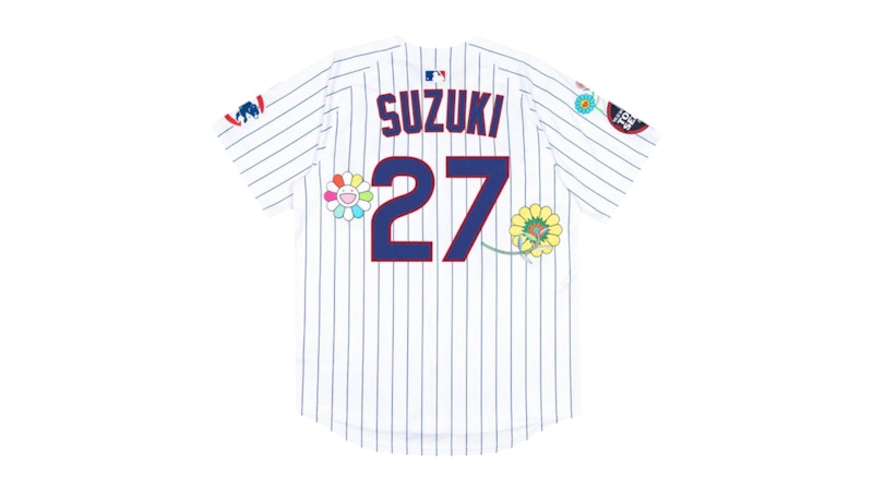 Nike x Takashi Murakami x MLB World Tour Tokyo Series 2025 Cubs Suzuki Jersey Multicolor