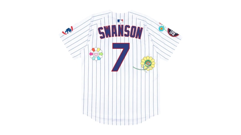 Nike x Takashi Murakami x MLB World Tour Tokyo Series 2025 Cubs Swanson Jersey Multicolor
