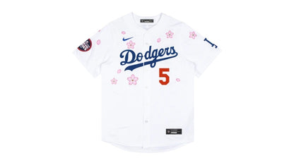 Nike x Takashi Murakami x MLB World Tour Tokyo Series 2025 Dodgers Freeman Jersey White
