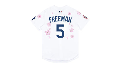 Nike x Takashi Murakami x MLB World Tour Tokyo Series 2025 Dodgers Freeman Jersey White
