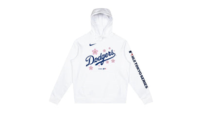 Nike x Takashi Murakami x MLB World Tour Tokyo Series 2025 Dodgers Hoodie White