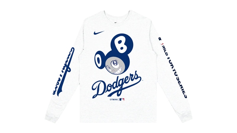Nike x Takashi Murakami x MLB World Tour Tokyo Series 2025 Dodgers L/S Tee White