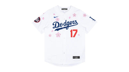 Nike x Takashi Murakami x MLB World Tour Tokyo Series 2025 Dodgers Ohtani Kanji Jersey White