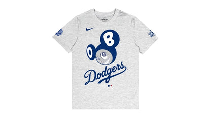 Nike x Takashi Murakami x MLB World Tour Tokyo Series 2025 Dodgers S/S Tee Grey