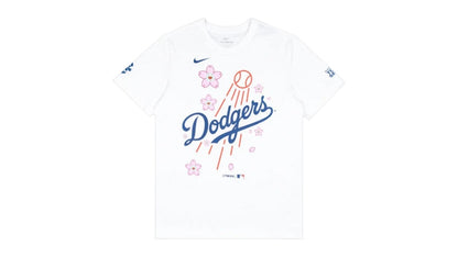 Nike x Takashi Murakami x MLB World Tour Tokyo Series 2025 Dodgers S/S Tee White