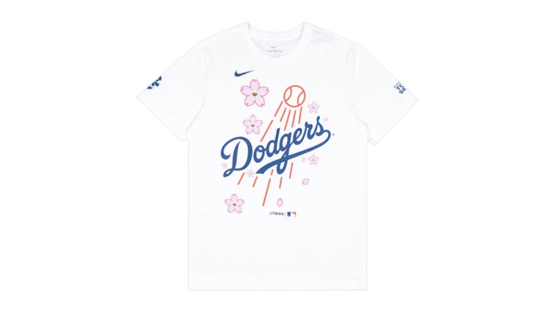 Nike x Takashi Murakami x MLB World Tour Tokyo Series 2025 Dodgers S/S Tee White