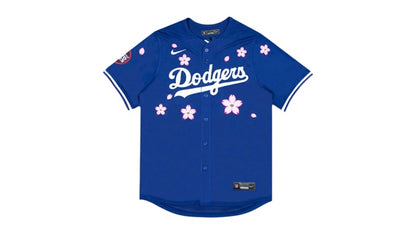 Nike x Takashi Murakami x MLB World Tour Tokyo Series 2025 Dodgers Tokyo Away Jersey Blue