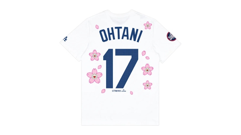 Nike x Takashi Murakami x MLB World Tour Tokyo Series 2025 Shohei Ohtani Dodgers S/S Tee White