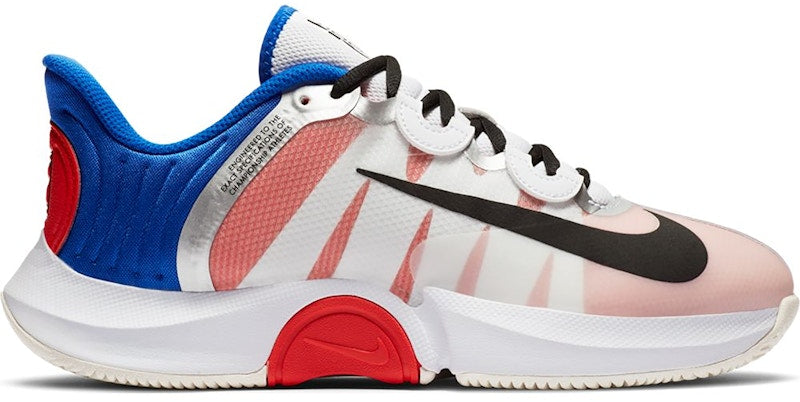 Nike Court Air Zoom GP Turbo White Racer Blue Light Crimson (Women's)