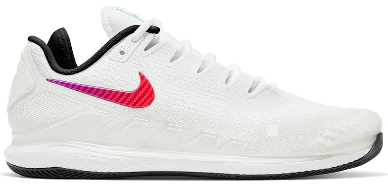 Nike Court Air Zoom Vapor x Knit White Black Electro Green