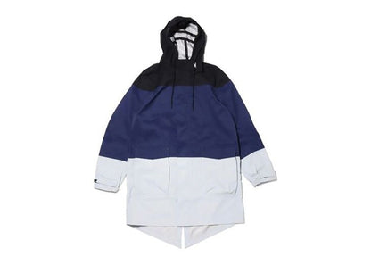 Nike Lab Colorblock Windbreaker Parka Jacket Black/Midnight Navy/Wolf Grey