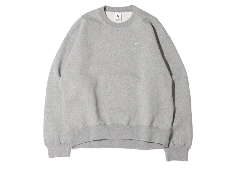 Nike Lab Fleece Crew (Asia Sizing) Dark Grey Heather