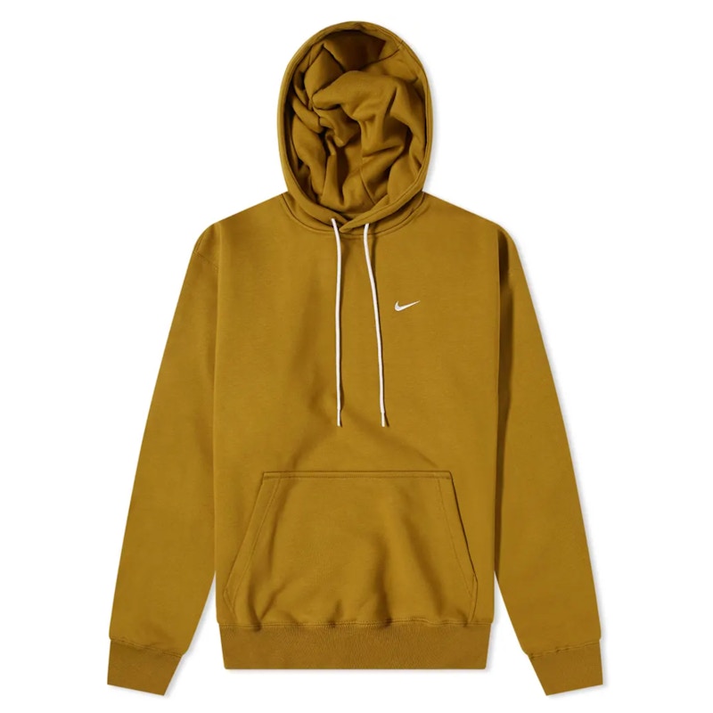 Nike Lab Solo Swoosh Fleece Hoodie Desert Moss