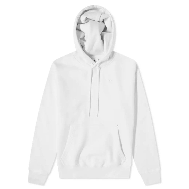 Nike Lab Solo Swoosh Fleece Hoodie Summit White