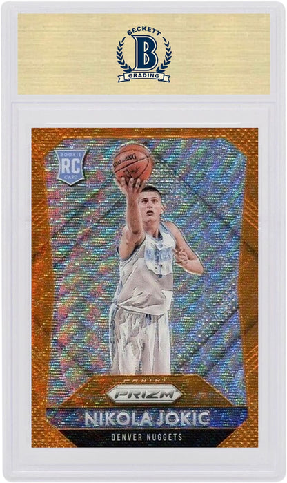 Nikola Jokic 2015 Panini Prizm Rookie Orange Wave #335 (PSA or BGS Graded)
