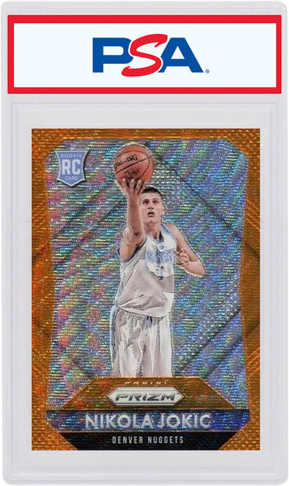 Nikola Jokic 2015 Panini Prizm Rookie Orange Wave #335 (PSA or BGS Graded)
