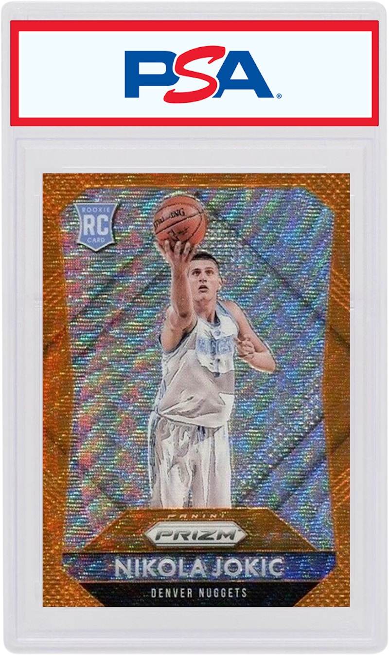 Nikola Jokic 2015 Panini Prizm Rookie Orange Wave #335 (PSA or BGS Graded)