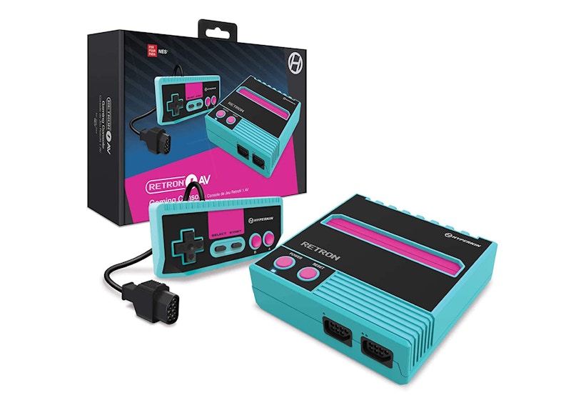 Retron NES Hyperkin RetroN 1 AV Console Bundle (M01688-HB) Hyper Beach